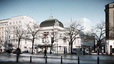 Competition for Deutsches Schauspielhaus in Hamburg - Fassadengestaltung Bühnenturm