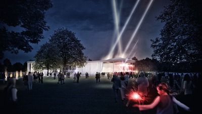 Pavillon im Karlsruher Schlossgarten