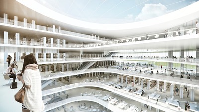 New construction Zentral- und Landesbibliothek Berlin