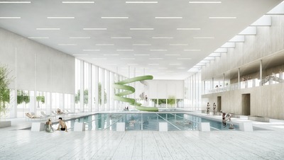 Neubau des Hallenbades Sportpark Friedrichshafen