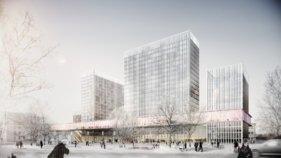 Selected International Architectural Competition for a Concept Design of Sportmaster and O'stin Headquarters