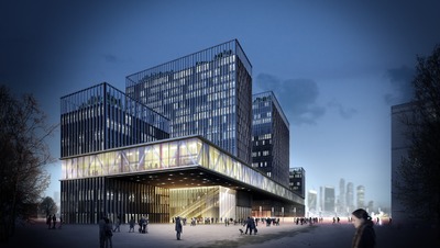 Selected International Architectural Competition for a Concept Design of Sportmaster and O'stin Headquarters