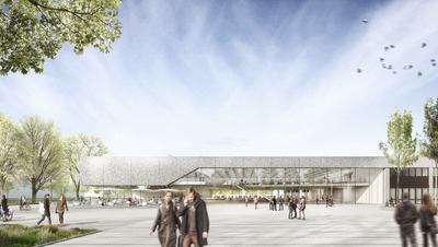 Neubau Aula und Mensa des Berufsschulzentrums Nord