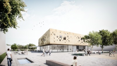 Place du village à Elmen