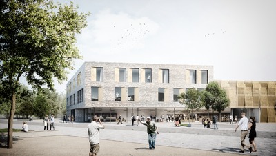 Place du village à Elmen