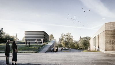 Ober dem Ufer Stadt Blankenberg