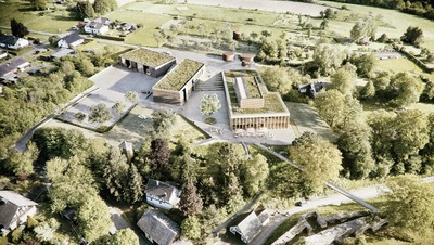 Ober dem Ufer Stadt Blankenberg