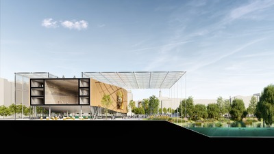 Blaugrüner Ring Düsseldorf