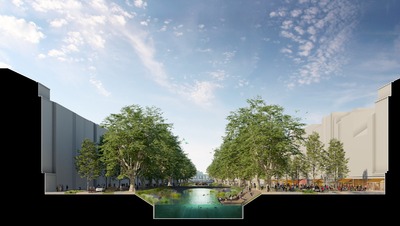 Blaugrüner Ring Düsseldorf