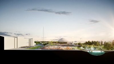 Blaugrüner Ring Düsseldorf