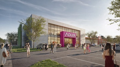 Neubau Baumarkt und Adler