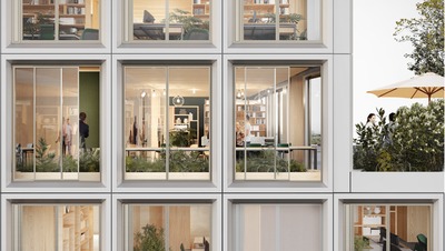 Hochhaus Hafenspitze Zollhafen Mainz